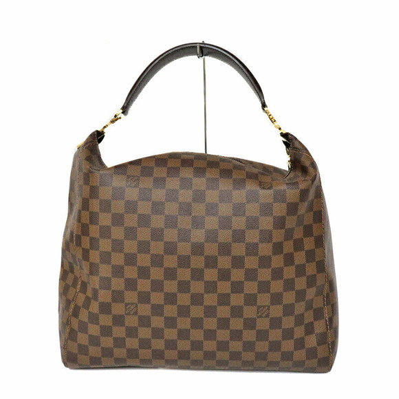 Louis Vuitton Canvas Brown Bag Damier GM Shoulder Ebene Portobello - Picture 1 of 13
